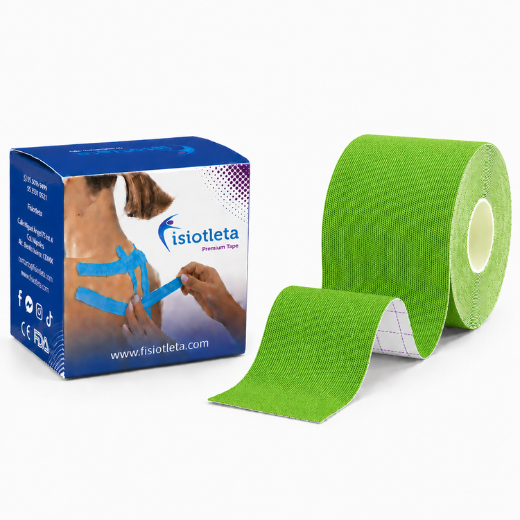 Vendaje Neuromuscular 5 cm, Kinesiotape, Cinta Kinesiológica 5 cm, Tape Neuromuscular de Algodón I