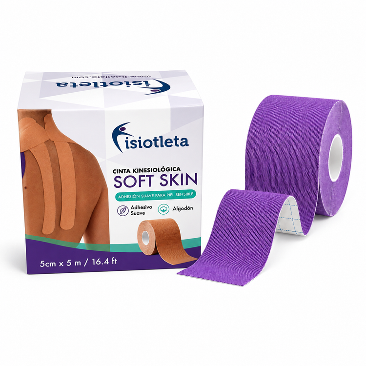 CINTA KINESIOLOGICA SOFT SKIN PARA PIEL SENSIBLE