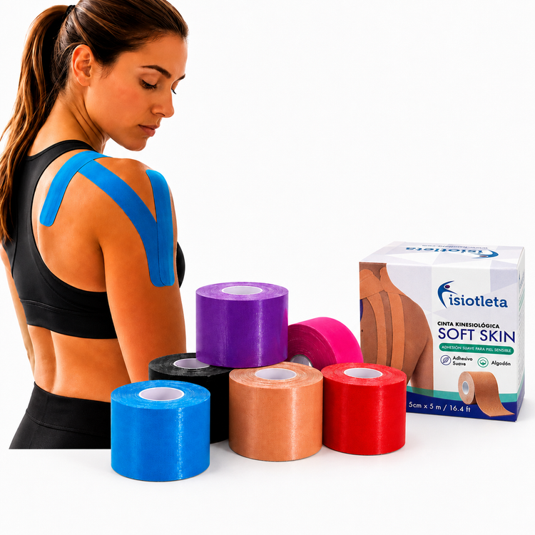 CINTA KINESIOLOGICA SOFT SKIN PARA PIEL SENSIBLE