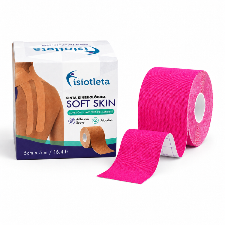 CINTA KINESIOLOGICA SOFT SKIN PARA PIEL SENSIBLE