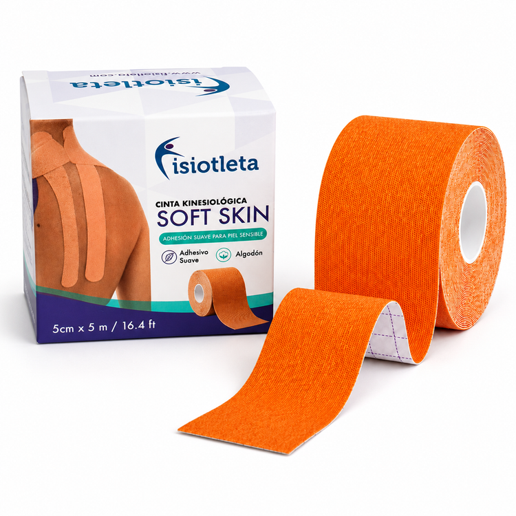 CINTA KINESIOLOGICA SOFT SKIN PARA PIEL SENSIBLE