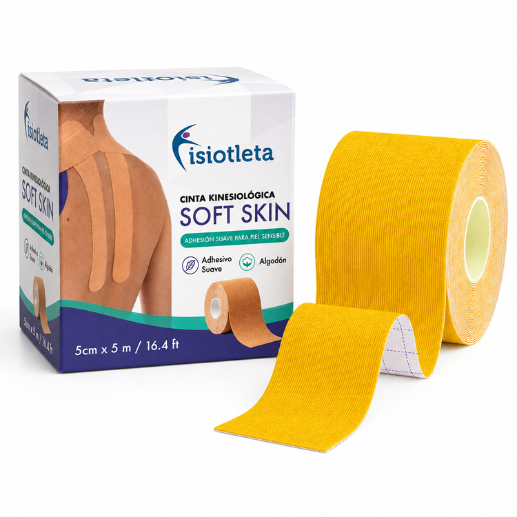CINTA KINESIOLOGICA SOFT SKIN PARA PIEL SENSIBLE