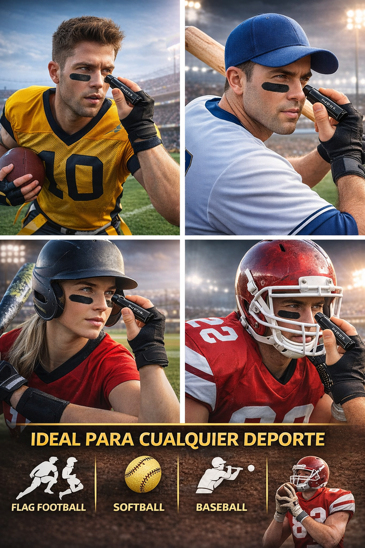 Pintura Eye Black Sombra para Ojos Antisolar para Deportes de Campo Football Americano, besibol, tocho