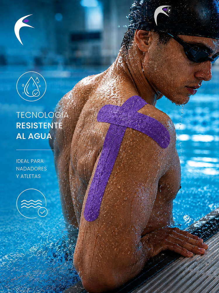 Vendaje Neuromuscular Cinta Alta Calidad Fisiotleta Sintetico