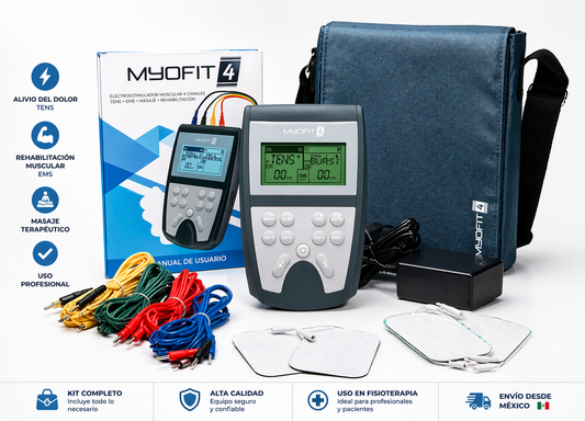 Myofit 4 Electroestimulador Entrenamiento, Rehabilitación y Terapia