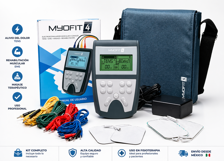 Myofit 4 Electroestimulador Entrenamiento, Rehabilitación y Terapia