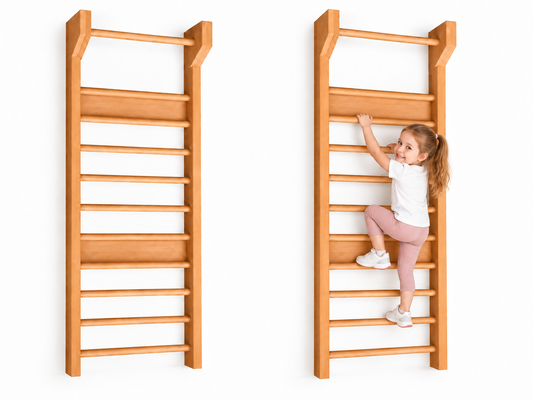 Barras Suecas de Madera o Espalderas para Rehabilitación Fisioterapia