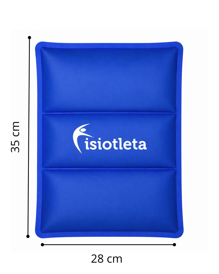 Compresas de Gel FISIOTLETA Frio/Caliente Alivio Terapéutico Profesional Diferentes Tamaños Nunca Se Congela