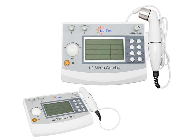 EQUIPO COMBINADO NUTEK DE DOS CANALES DE ELECTROSTIMULACION INDEPENDIENTES CON 5 FORMAS DE ONDA Y UN CANAL DE ULTRASONIDO