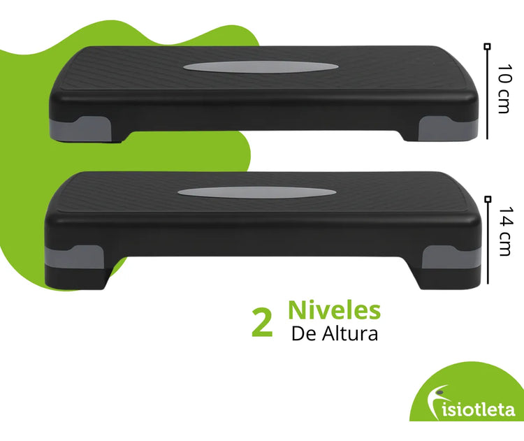 Step o Escalón para Ejercicios Aerobics 2 niveles