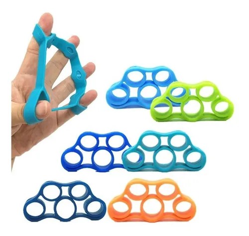 Kit 12 Piezas Bandas Elásticas de Resistencia para Fortalecer Dedos y Manos