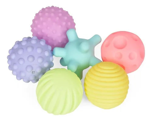 Pelotas Sensoriales con Textura – Pack Multicolor para Estimulación con Sonido