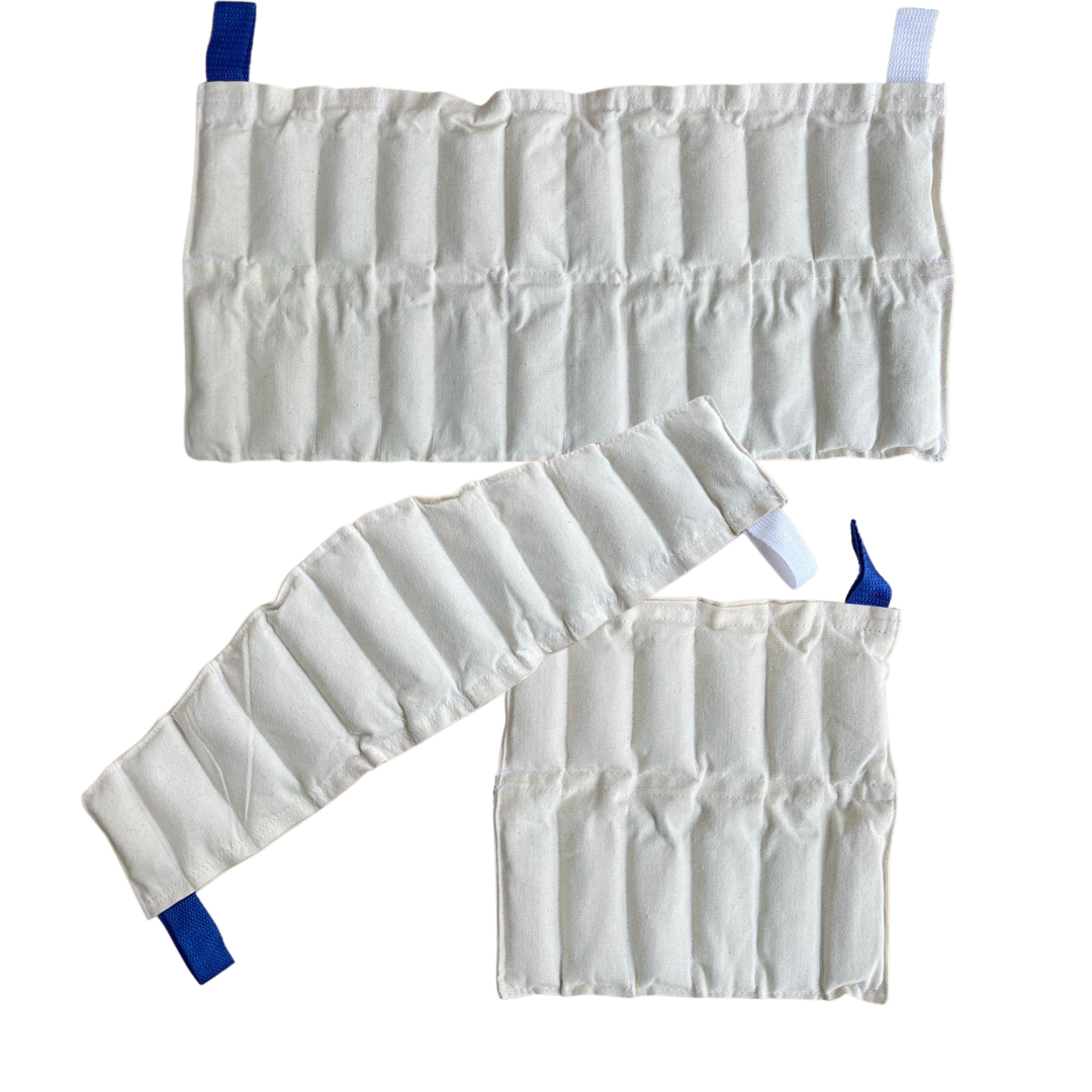 Set 3 Compresas Húmedas y Calientes Para Compresero – Fisiotleta