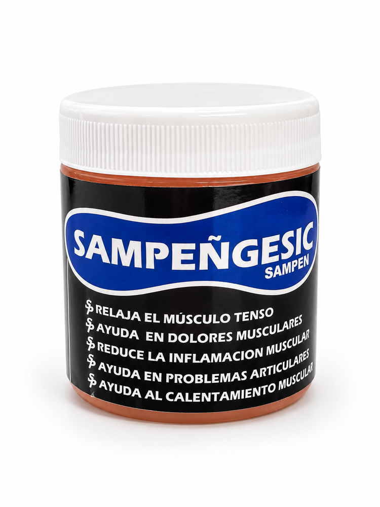 Sampeñgesic Pomada Caliente Tipo Cramer De 125gr 250gr y 500gr