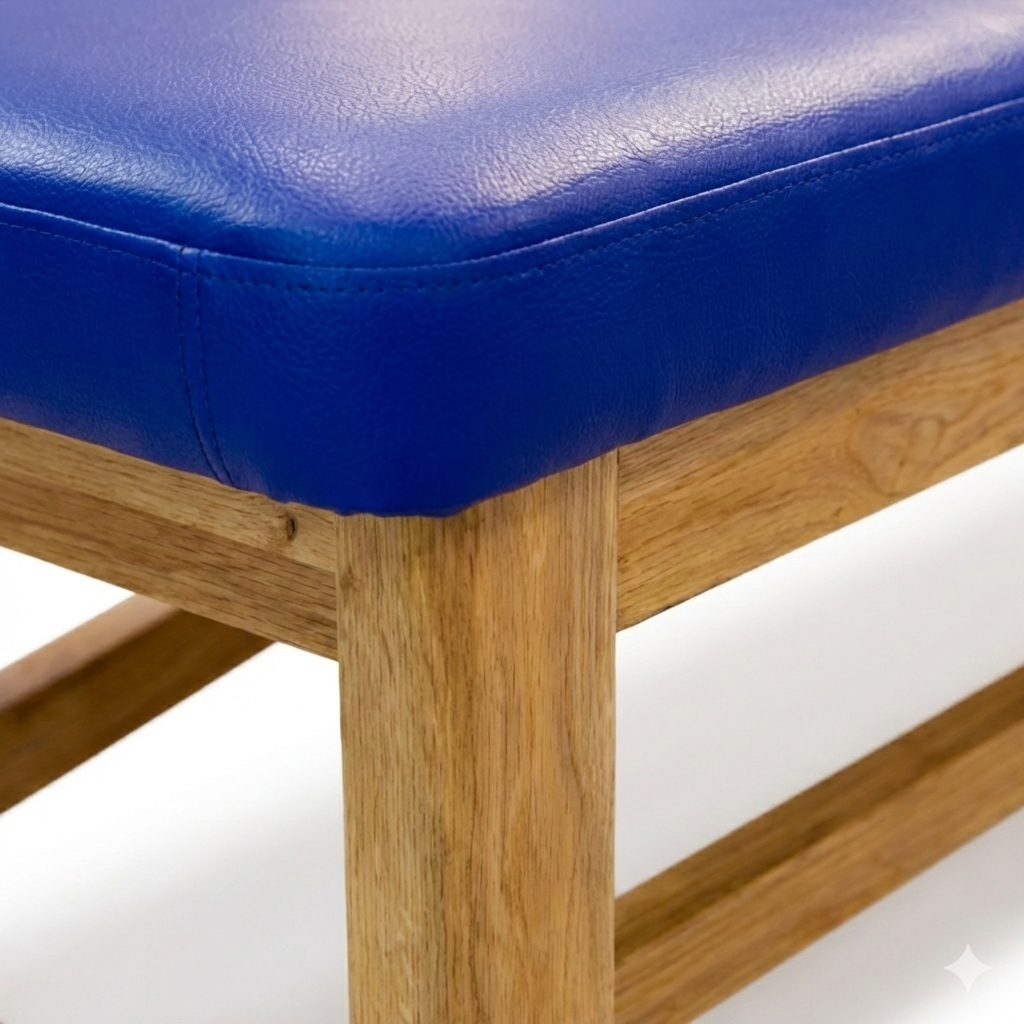 Estructura de madera resistente de camilla fija para fisioterapia soporta 250 kg