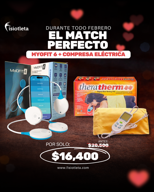 Myofit 6 Electroestimulador Inalámbrico para rehabilitación terapia y deporte