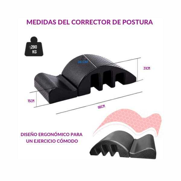 Corrector Espinal Pilates Stott para Columna Vertebral Equilibrio Fortalecimiento Estiramiento