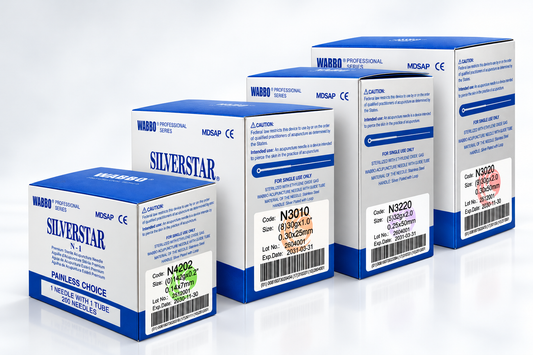 Agujas Silverstar para Acupuntura y Punción Seca Caja con 200 Agujas
