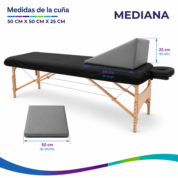 Cuña Para Terapia Osteopatía Cojín de Apoyo de Cabeza y Piernas