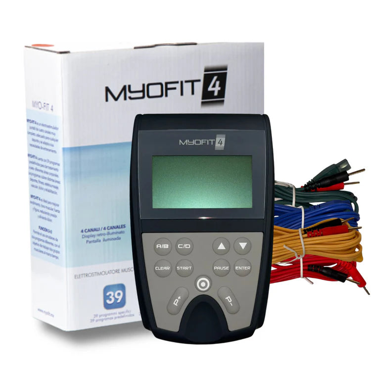 Myofit Combo Profesional de Fisioterapia | Electroestimulador Myofit 4 + Láse ...