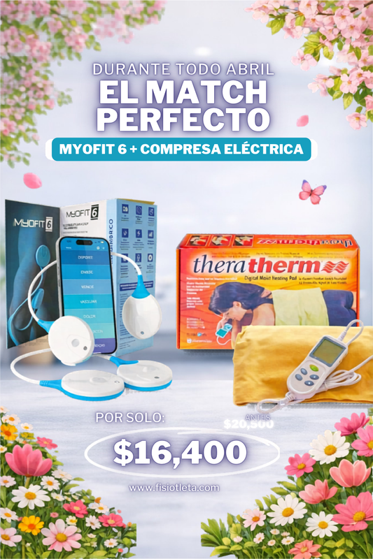 Myofit 6 Electroestimulador Inalámbrico para rehabilitación terapia y deporte