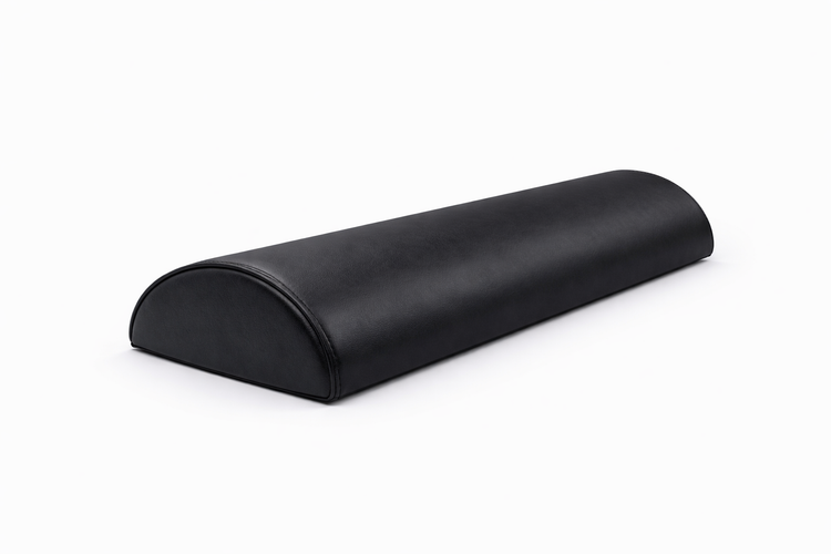 Medio Cilindro de Rehabilitación Fisiotleta 60 cm – Soporte Terapéutico para Fisioterapia Cojín de Apoyo de Cabeza y Piernas