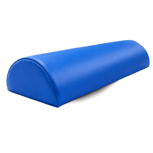 Medio Cilindro de Rehabilitación Fisiotleta 60 cm – Soporte Terapéutico para Fisioterapia Cojín de Apoyo de Cabeza y Piernas