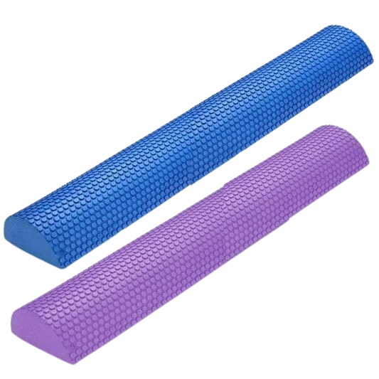 Rodillo de Masaje EVA 90 cm Medio Cilindro Tronco Propioceptivo Yoga, Pilates y Liberación Miofascial