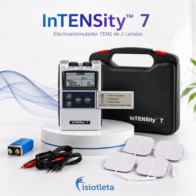 InTENSity™ 7 Electroestimulador TENS Digital de 2 Canales | 2ª Edición Actualizada de TENS 7000