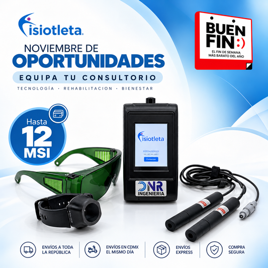 Láser Terapéutico FOTON Profesional  Rehabilitación, Dolor e Inflamación 31 protocolos prestablecidos