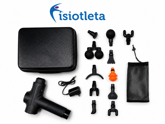 Pistola de Masaje Percutora Profesional Fisiotleta | Recuperación Muscular Profunda