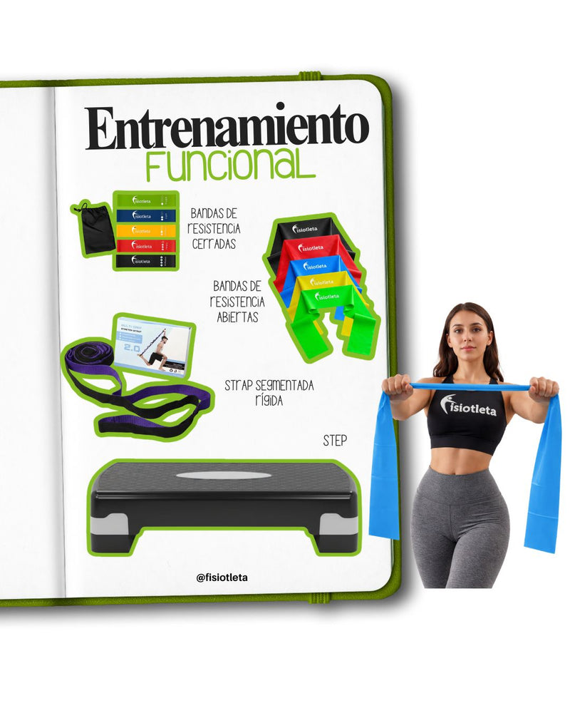 Kit de Entrenamiento - Step + Bandas abiertas + Bandas cerradas