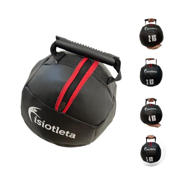 Set de Pelotas Medicinales 2kg 3kg 4kg y 5kg FitBall de Peso Fitbell