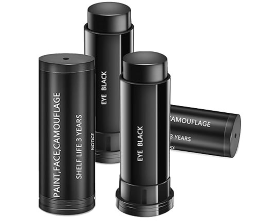 Pintura Eye Black Sombra para Ojos Antisolar para Deportes de Campo Football Americano, besibol, tocho