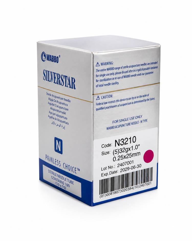 Agujas de Acupuntura Estériles SILVERSTAR Painless Choice | Uso Profesional