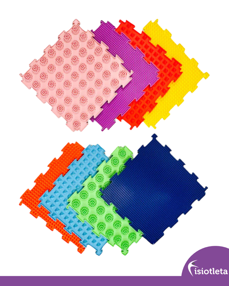 Kit Sensorial Tapete Sensorial + Pelotas Sensoriales + Portafolio Sensorial Combo Sensorial Montessori