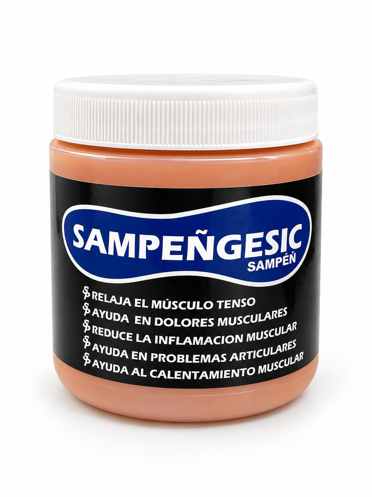 Sampeñgesic Pomada Caliente Tipo Cramer De 125gr 250gr y 500gr