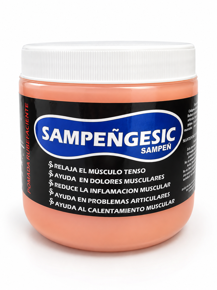 Sampeñgesic Pomada Caliente Tipo Cramer De 125gr 250gr y 500gr