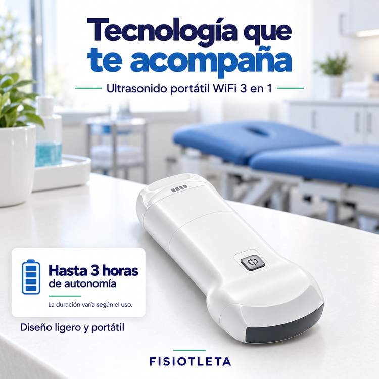 Ultrasonido Portátil WiFi 3 en 1 con Doppler Color | Convexo, Lineal y Sectorial