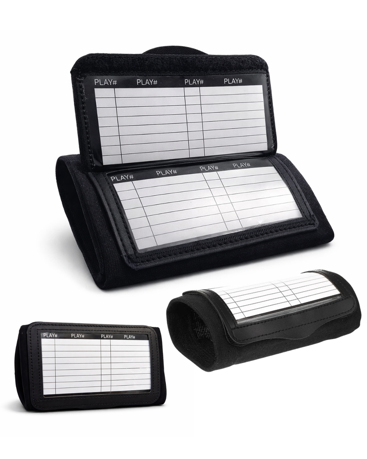Muñequera de jugadas QB Futbol Americano  Brazalete Mariscal de Campo Playbook