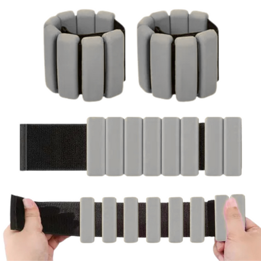 Polainas Tobilleras con Peso Ajustable 1 Kg Par (0.45 kg) para Piernas, Glúteos y Fitness Yoga Y Pilates