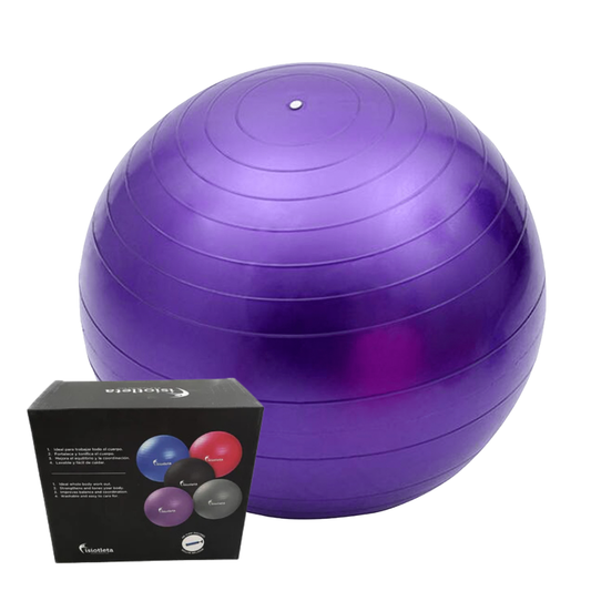 Pelota de Yoga y Pilates 85 cm Entrenamiento y Rehabilitación para Personas Altas