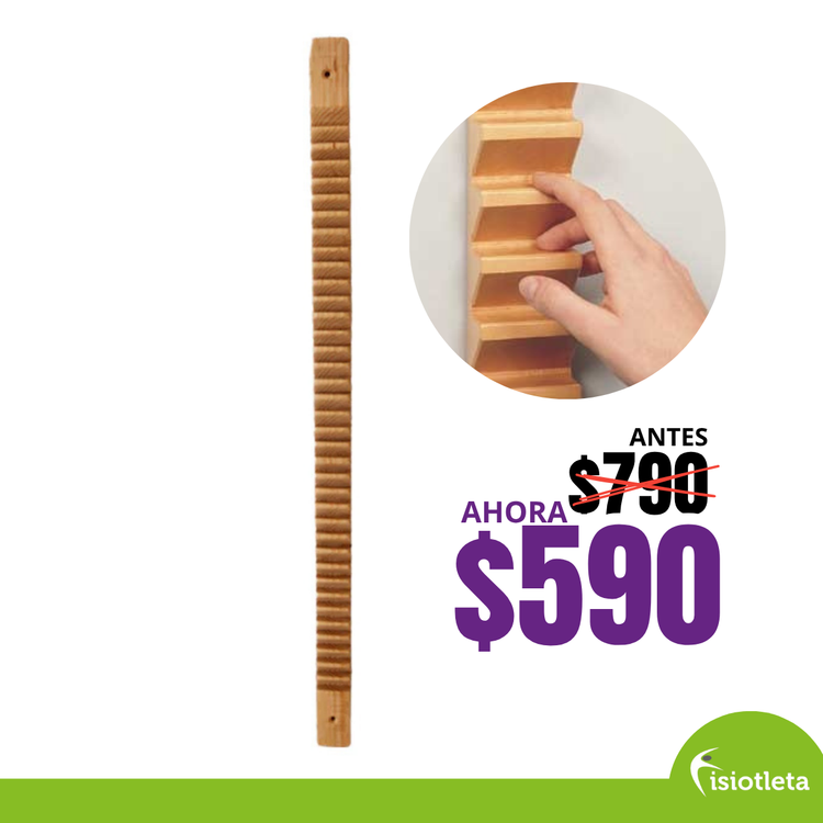 Escalerilla de Dedos de Madera para Rehabilitación Fisioterapia