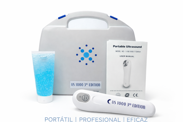 Ultrasonido US 1000 3ra Edición ULTRASONIDO TERAPÉUTICO PROFESIONAL PORTÁTIL | Rehabilitación y Fisioterapia