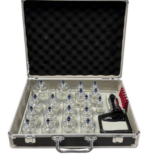 Kit de Ventosas Neumáticas – 19 Copas de Tamaño Variado (Incluye Copas Grandes)