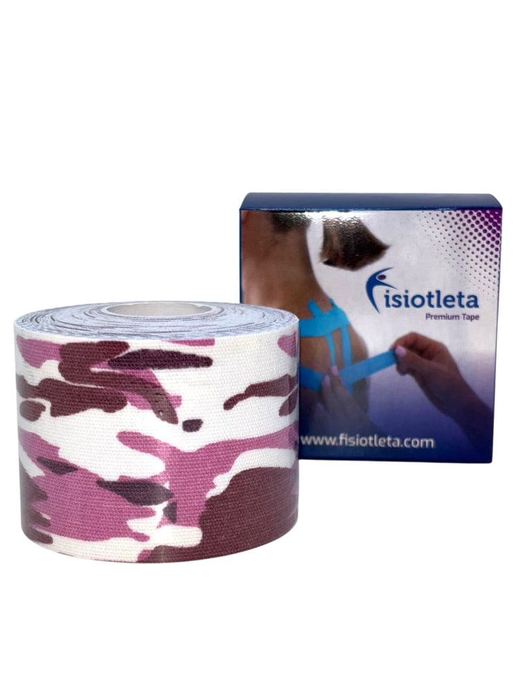 Cinta Kinesiológica Camuflaje 5 cm x 5 m – Soporte Deportivo y Rehabilitación