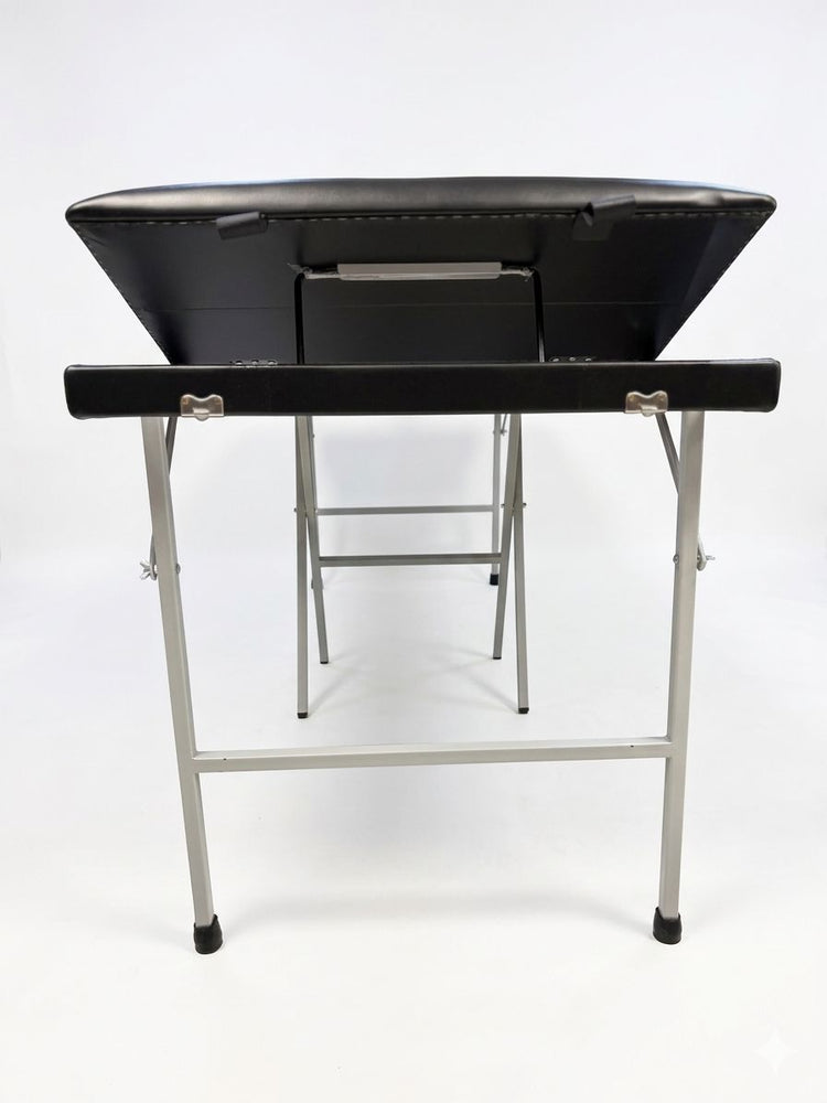 Cama para Fisioterapia Portátil Plegable con Estructura Metálica Camilla para terapia a domicilio