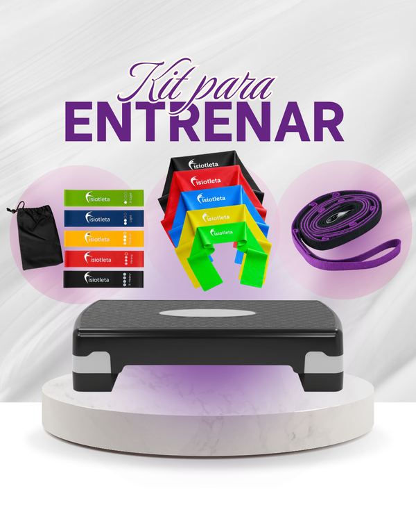 Kit de Entrenamiento - Step + Bandas abiertas + Bandas cerradas