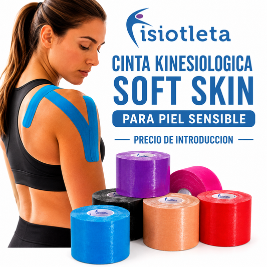 CINTA KINESIOLOGICA SOFT SKIN PARA PIEL SENSIBLE