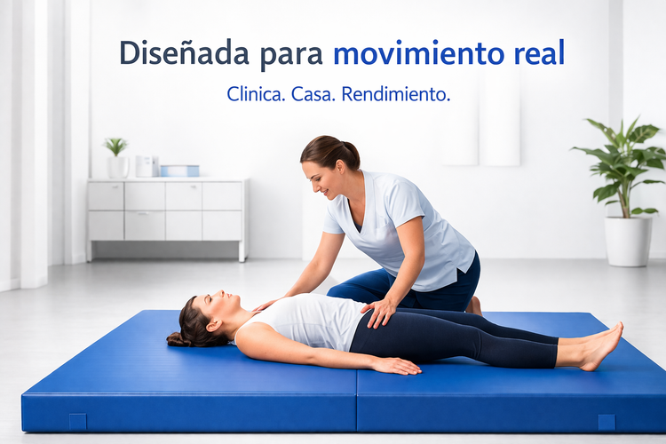 Colchoneta Terapéutica Extra Grande 200x200x10 cm | Rehabilitación Ejercicio Gimnasia | Alta Densidad | Fisiotleta